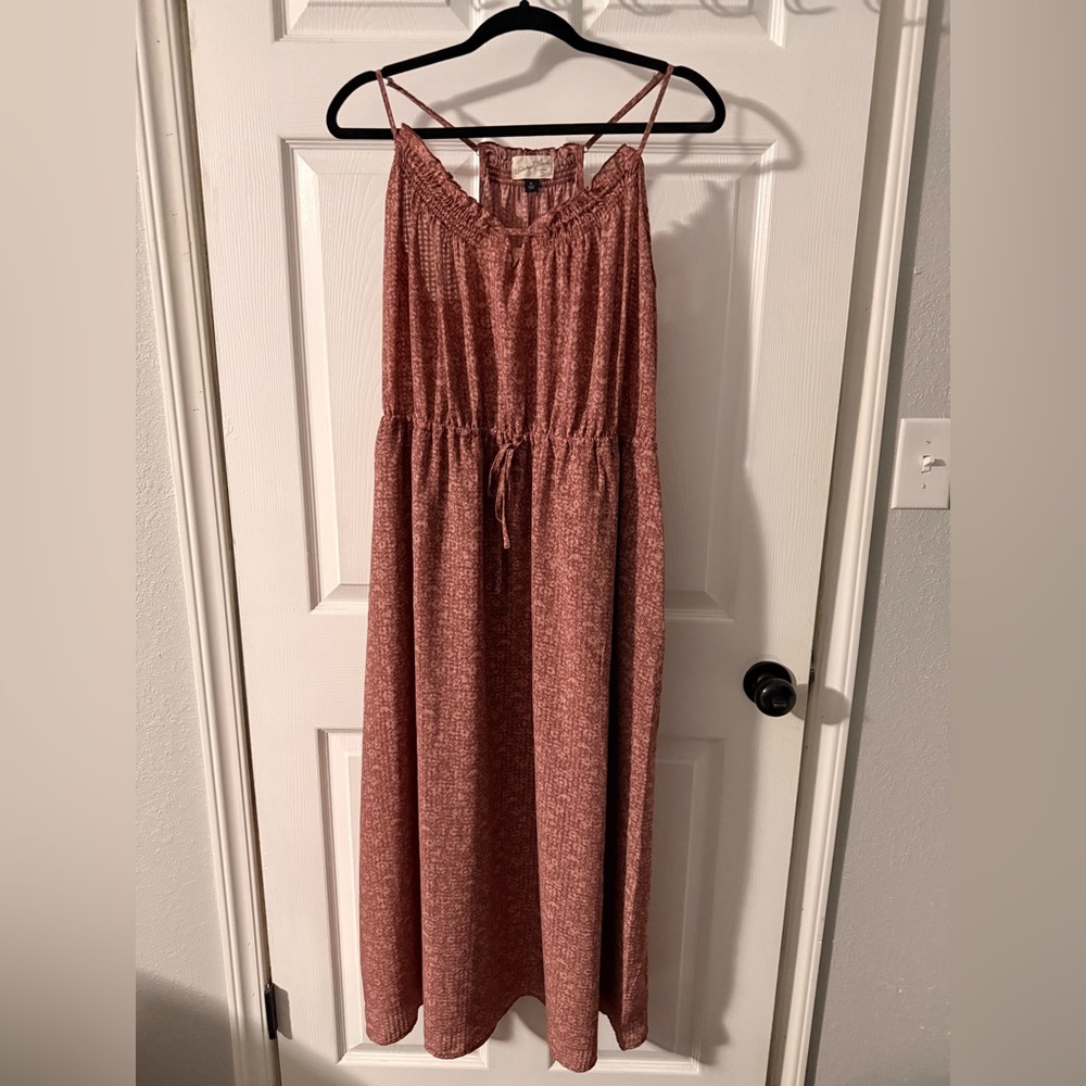 Universal Thread Sleeveless dress in Brick Red
